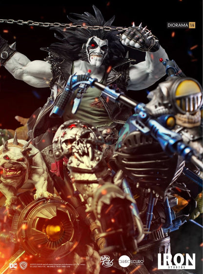 Statue Lobo 1/6 Diorama - Von Ivan Reis - DC Comics