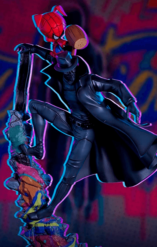 Statue Spider-Noir und Spider-Ham – Spider-Man: A New Universe – Art Scale 1/10 – Spider-Man