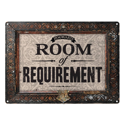 Plaque Métallique A5 Harry Potter - Salle sur Demande
