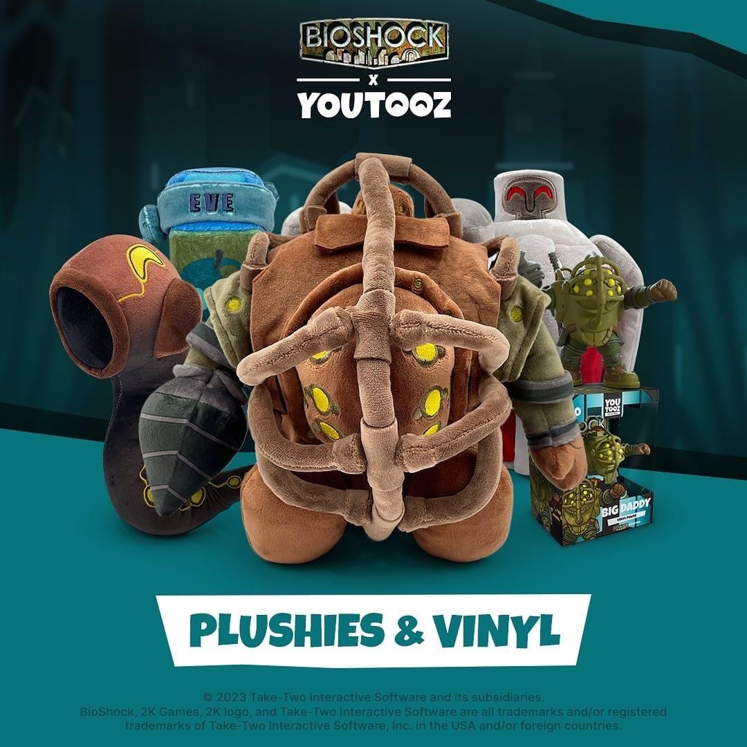 Bioshock Vinyl figurine Peluche Big Daddy Youtooz 2K Games