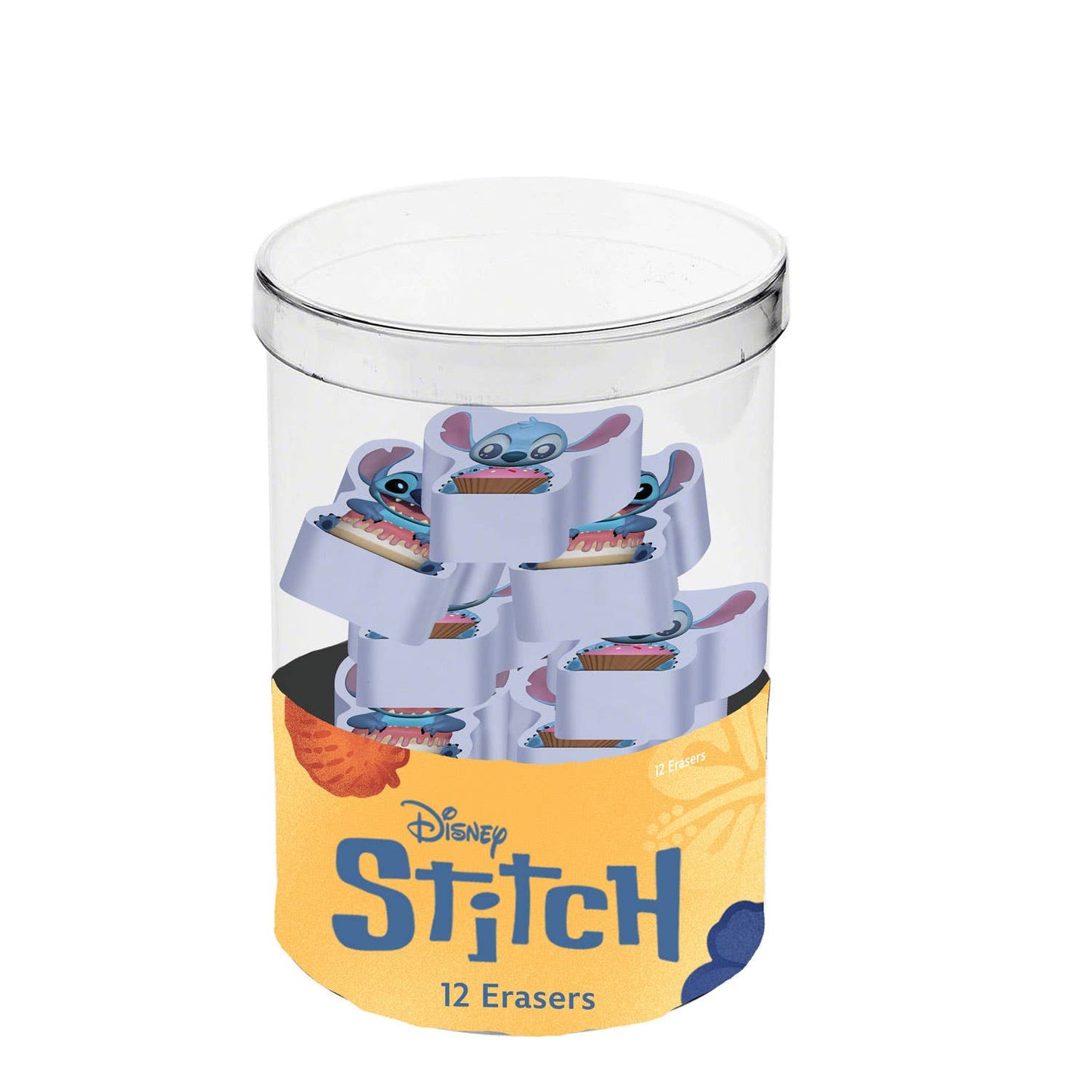 Cube avec 12 gommes à effacer Disney Lilo & Stitch « Mix » – Multicolore