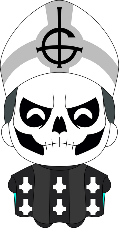 Papa II Keychain (5in)