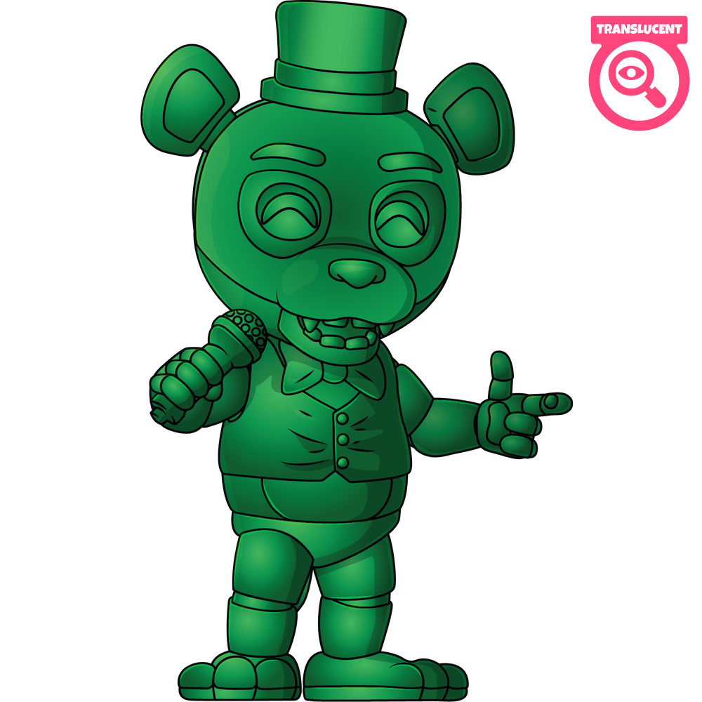 Transluzentes grünes Popgoes