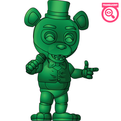 Transluzentes grünes Popgoes