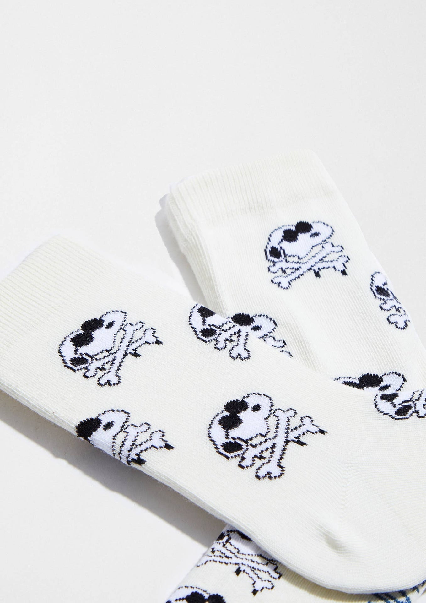 Chaussettes BeSnoopy Skull OffWhite