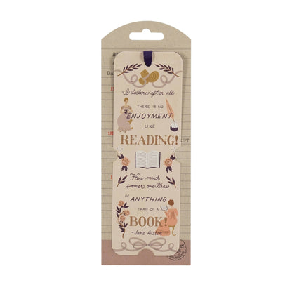 Marque-page papier Jane Austen - Orgueil et Préjugés