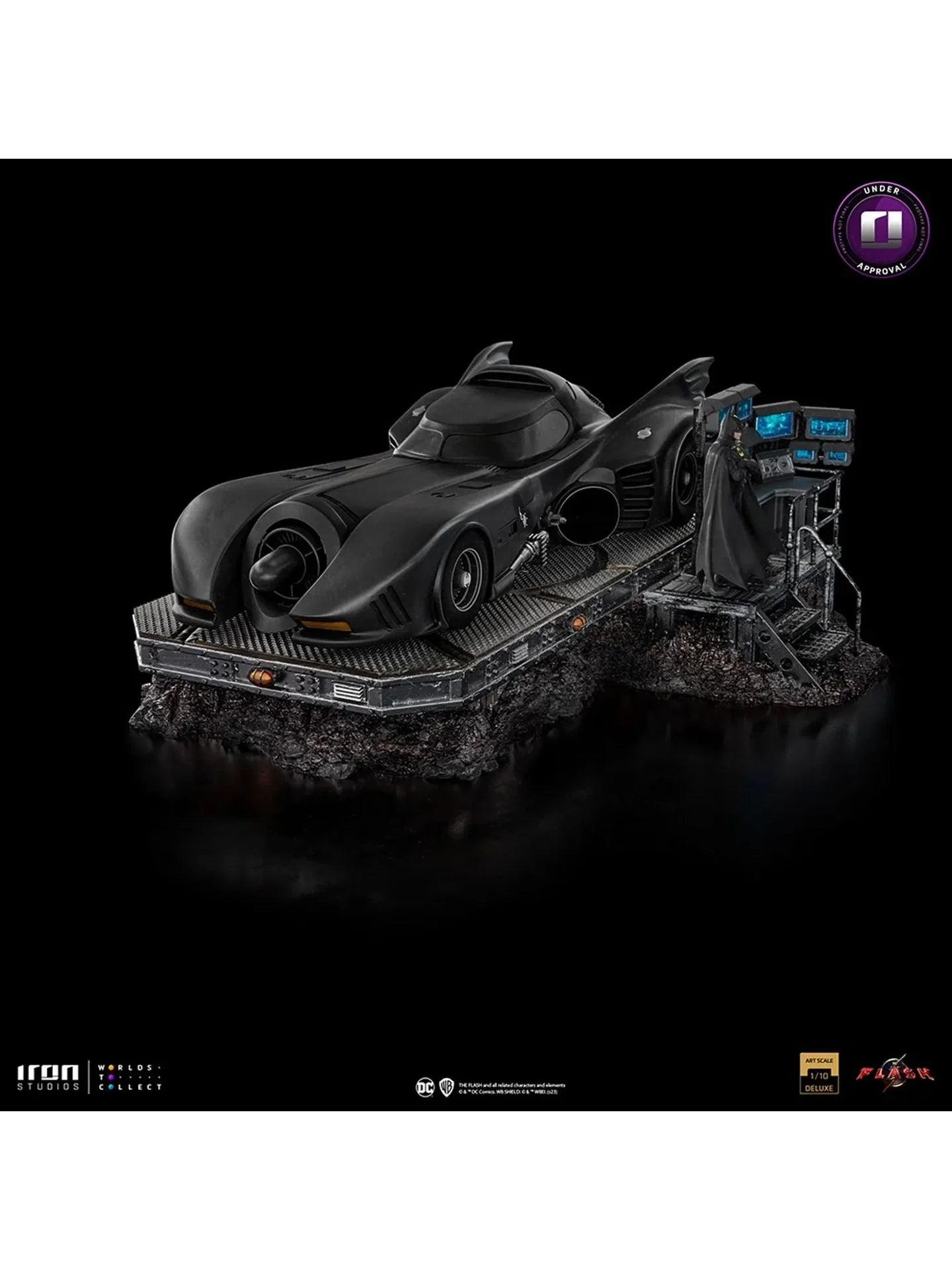 Batmobile - Artscale Deluxe 1/10 Статуетка - светкавицата