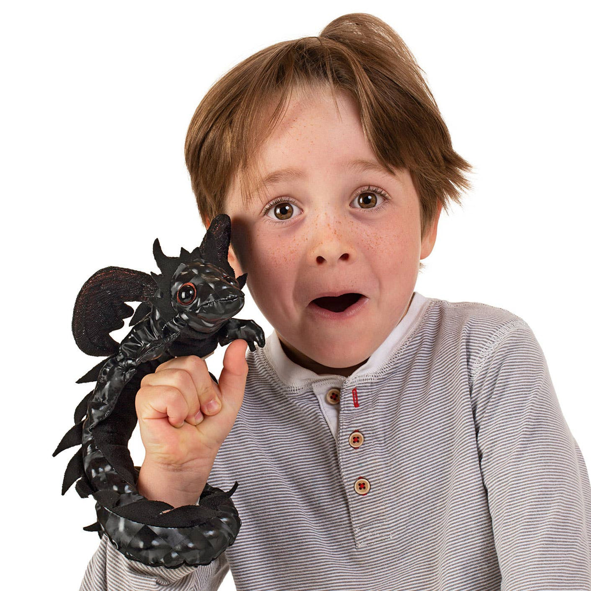 Marionnette à main Bracelet Dragon 3163/Dragon Wristled Folkmanis réaliste