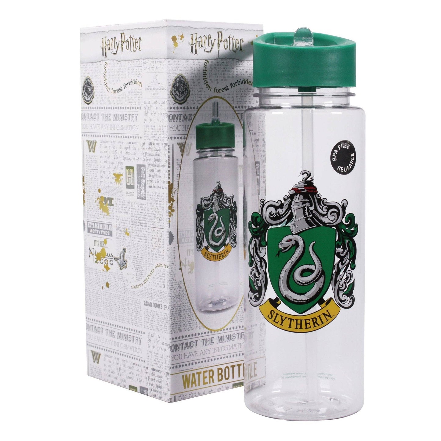 Gourde en plastique Harry Potter - Serpentard