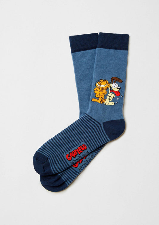 BeGarfield &amp; Odie Blue Socks