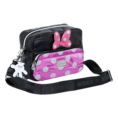 Sac à Bandoulière IBiscuit Padding Disney Minnie Mouse « Air » – Noir