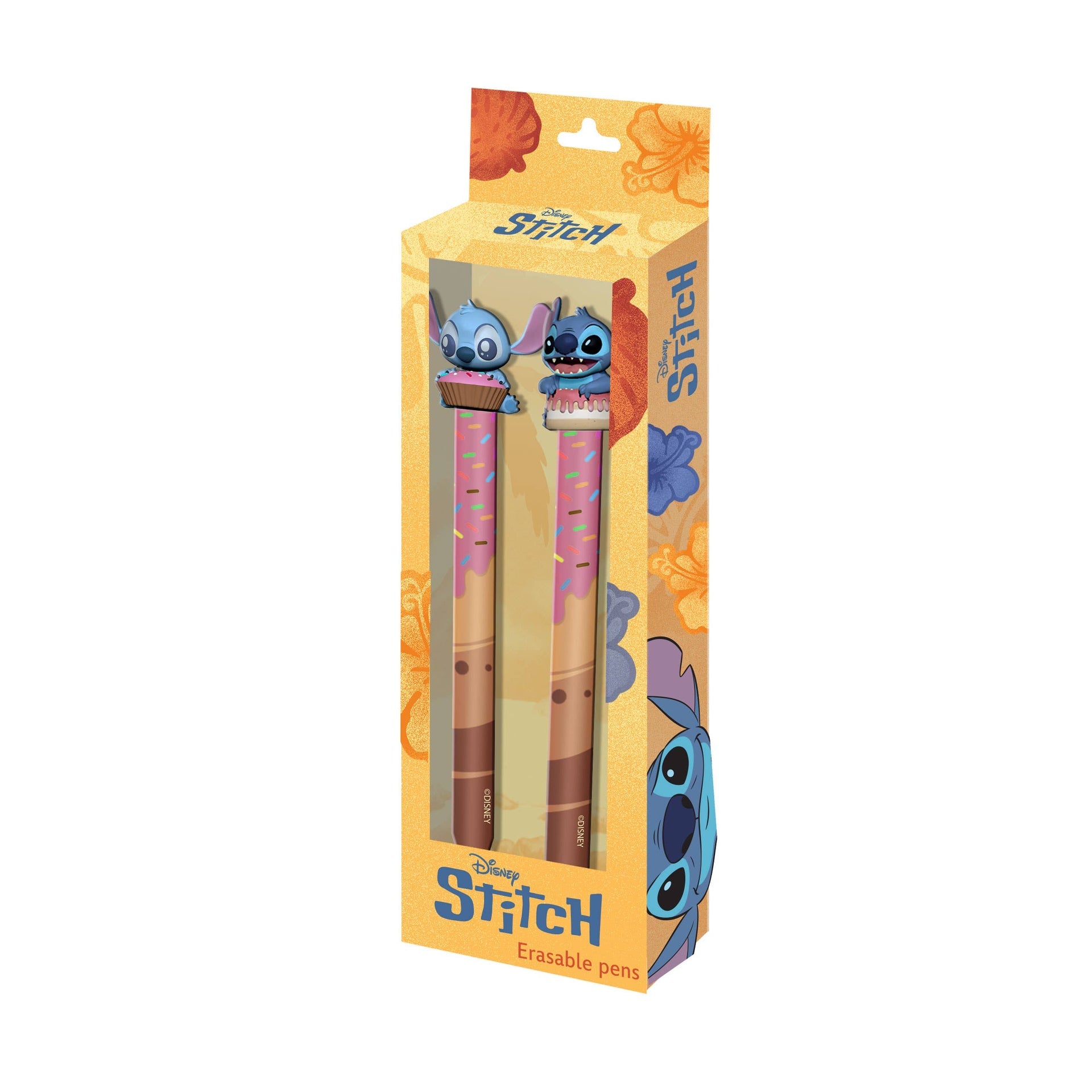 Pack Mixte de 2 Stylos Gel Effaçables Disney Lilo & Stitch – Multicolore