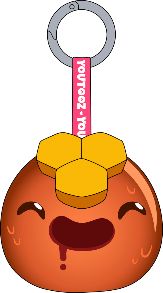 Radiant Honey Slime Keychain (5in)