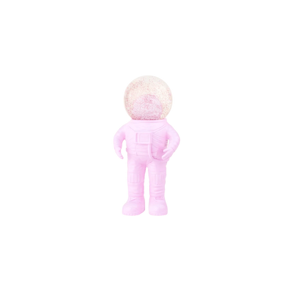 boule a neige astronaute petit rose donkey