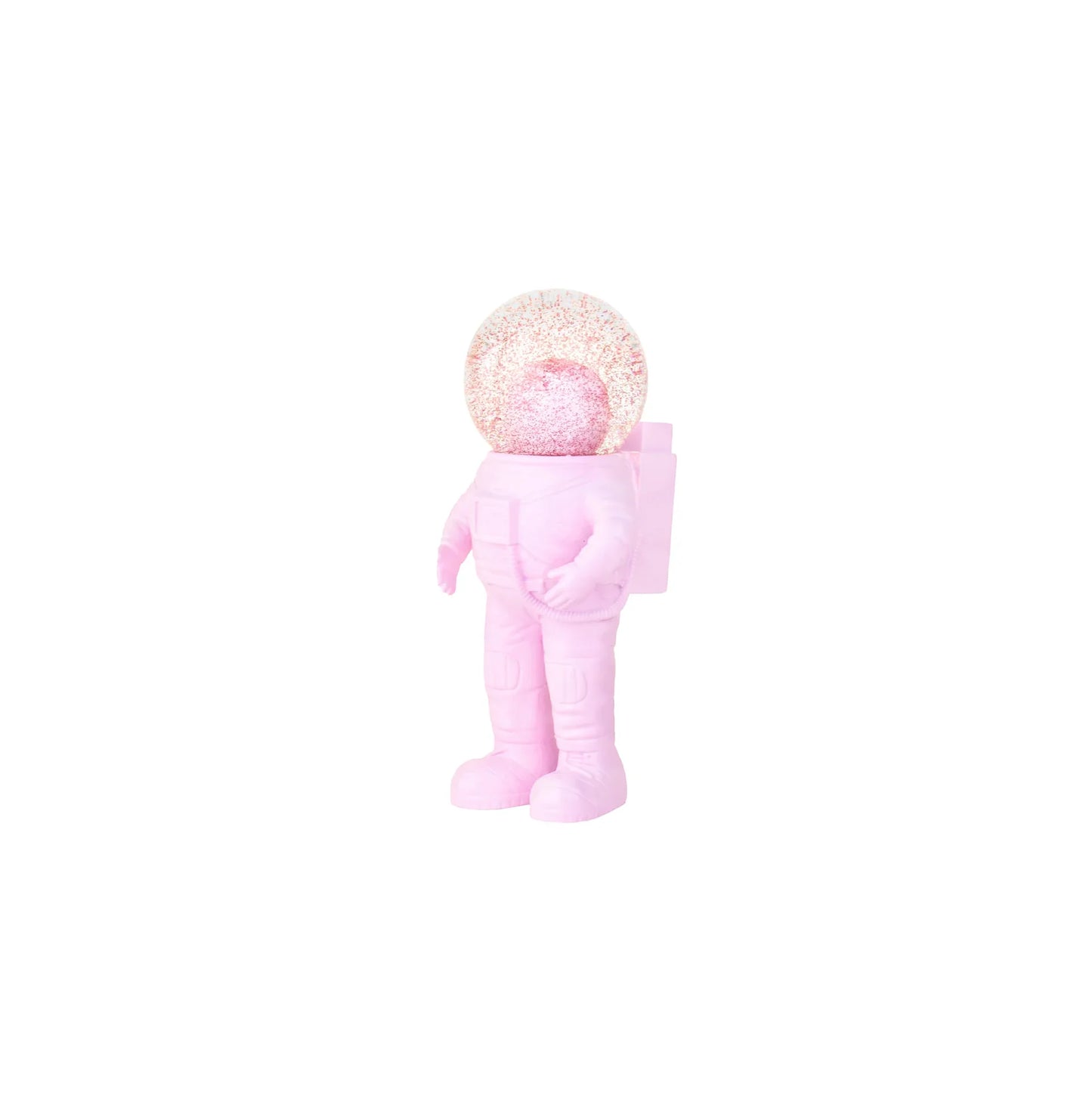 boule a neige astronaute petit rose donkey
