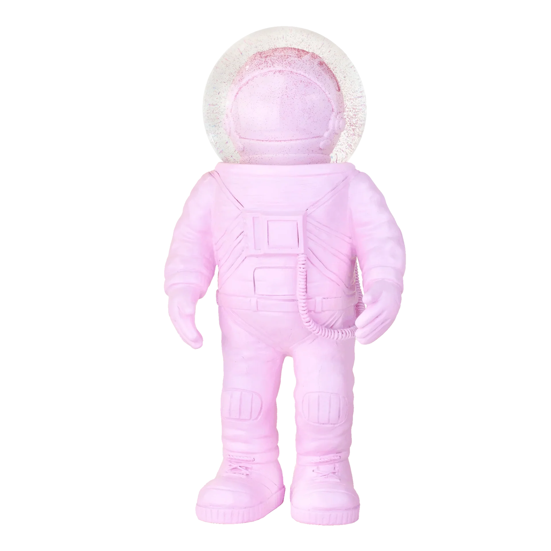 boule a neige astronaute geant rose donkey