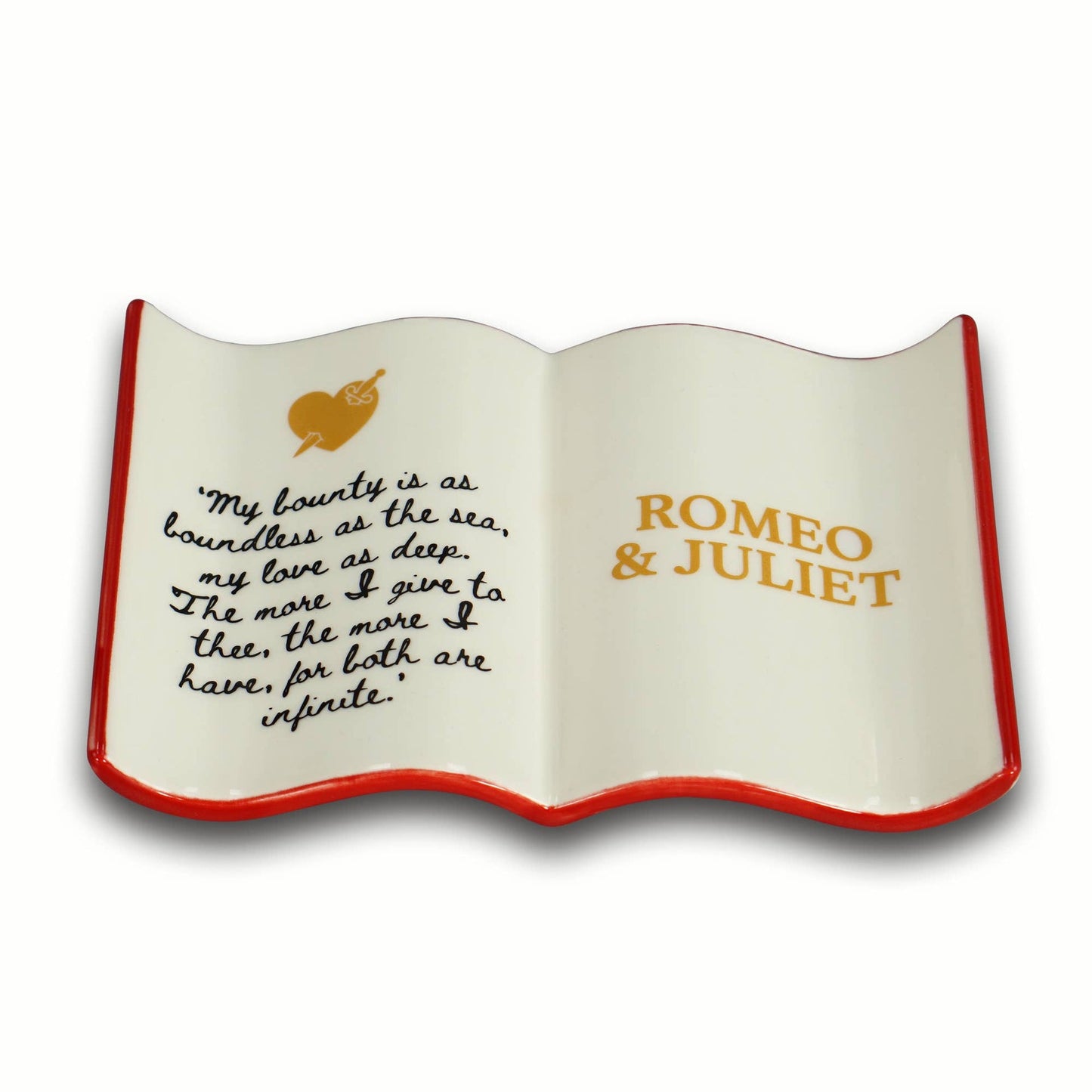 Shakespeare trinket dish - 15 cm book