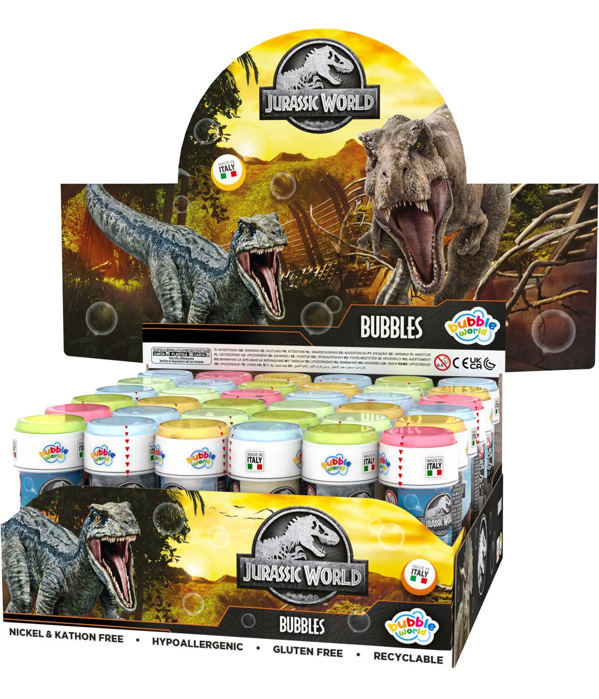 Bulles de savon - Jurassic World (36pcs)