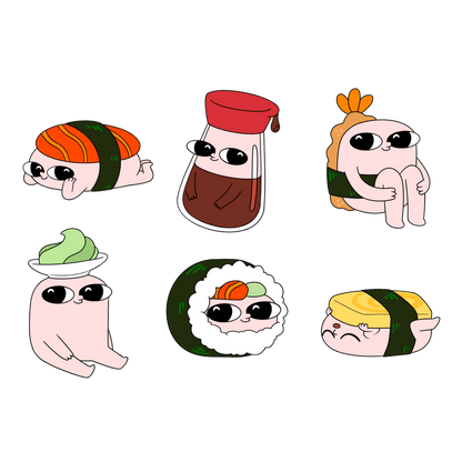 KetNipz Sushi Pin Set