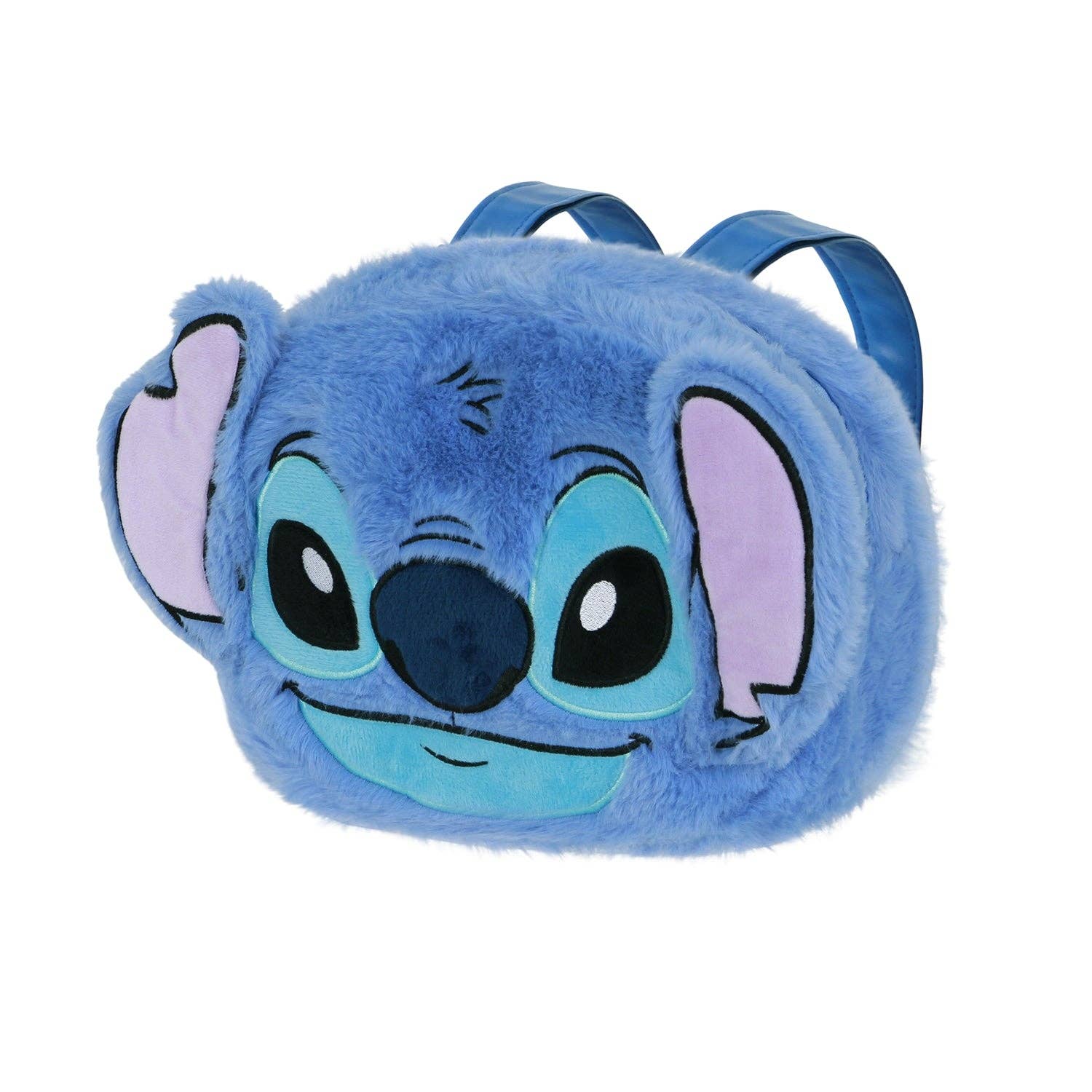 Sac à Dos Plush Face Disney Lilo & Stitch « Heart » – Bleu