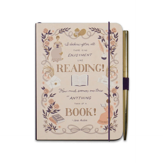 Carnet A6 Jane Austen - et Stylo Pulteney Press Orgueil et Préjugés