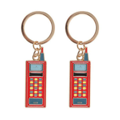 Set of 2 friendship walkie-talkie keychains