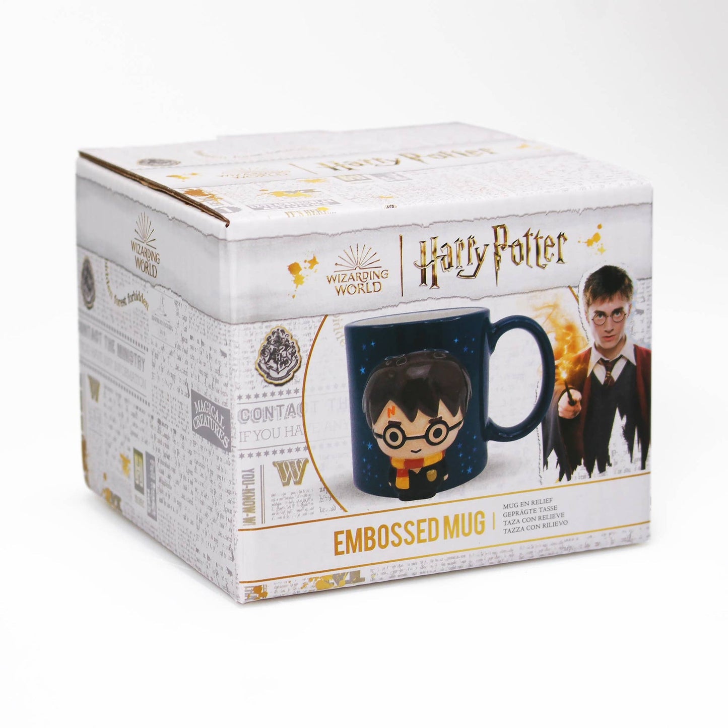 Mug gaufré Harry Potter - dans une boîte 350 ml Kawaii Harry