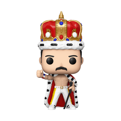 Queen POP! Rocks Freddie Mercury en Roi 184 | Funko POP! FREDDIE MERCURY AS KING
