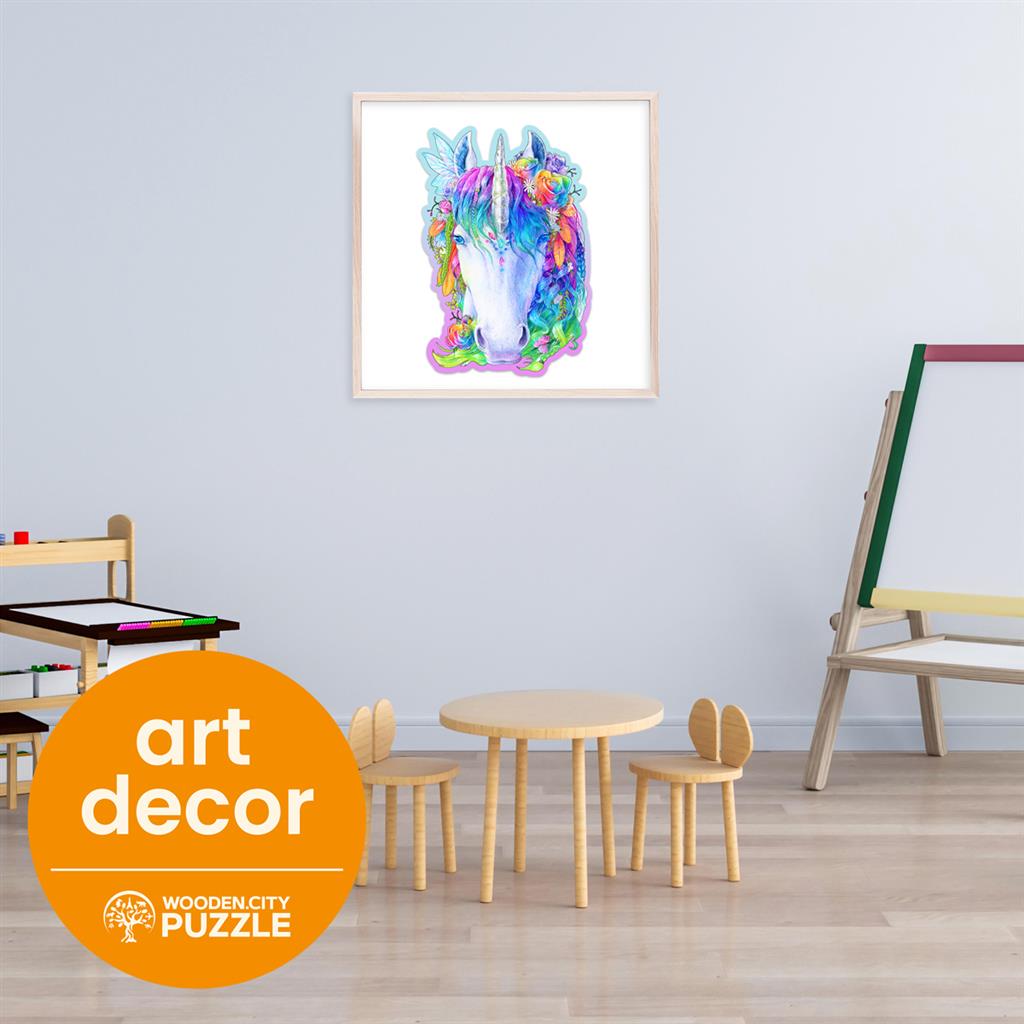 Boîte du puzzle Licorne élégante 150 pièces