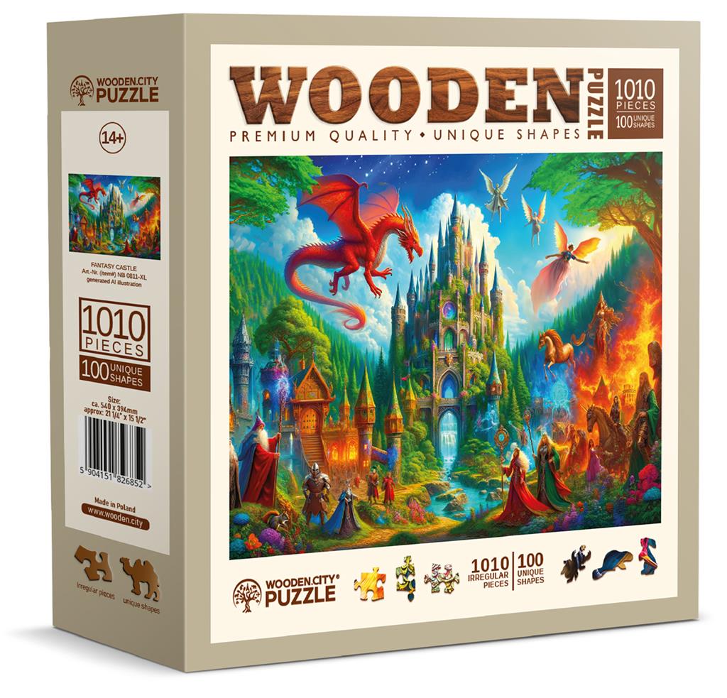 Puzzle Château fantastique 1010 pièces - Wooden.City