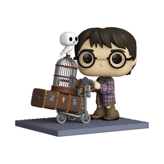 Harry avec Chariot à Bagages Harry Potter Funko HARRY POTTER Anniversary Pop Deluxe N° 135 Harry Pushing Trolley
