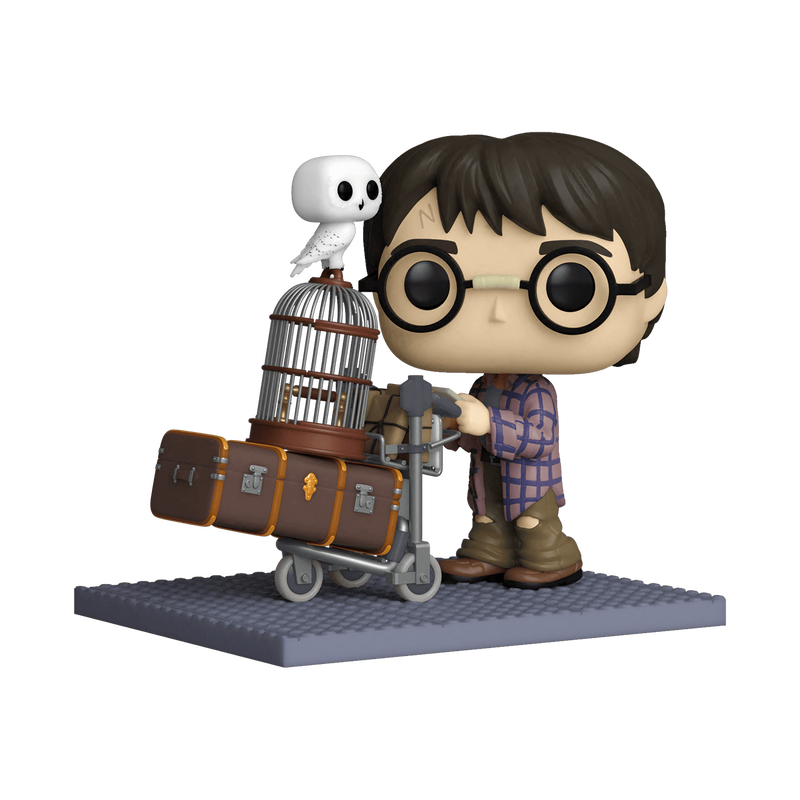 Harry avec Chariot à Bagages Harry Potter Funko HARRY POTTER Anniversary Pop Deluxe N° 135 Harry Pushing Trolley
