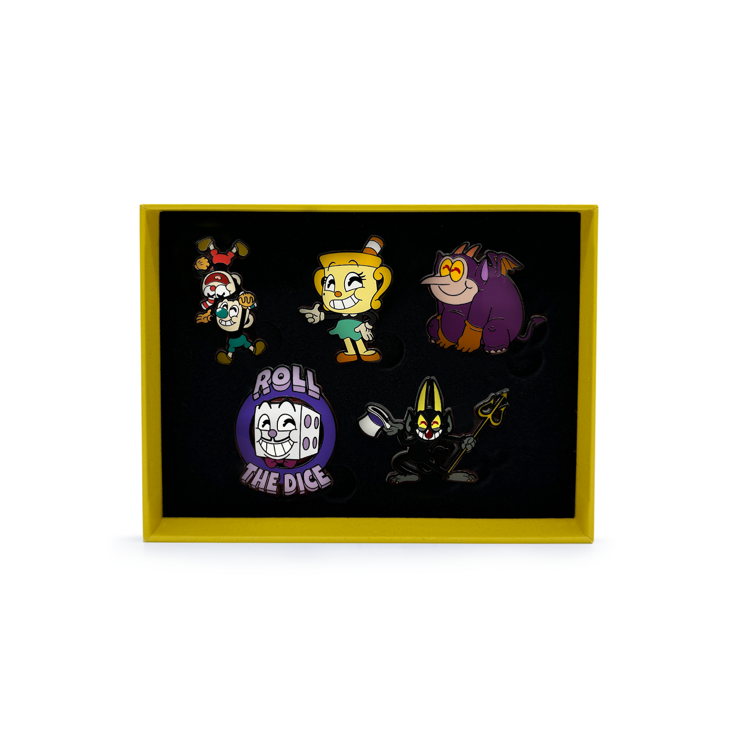 Cuphead-Anstecker-Set