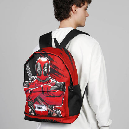 Sac à Dos HS PLUS Marvel « Deadpool Bad » – Rouge