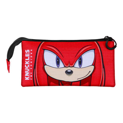 Trousse Triple SEGA Sonic le Hérisson - Knuckles Regard