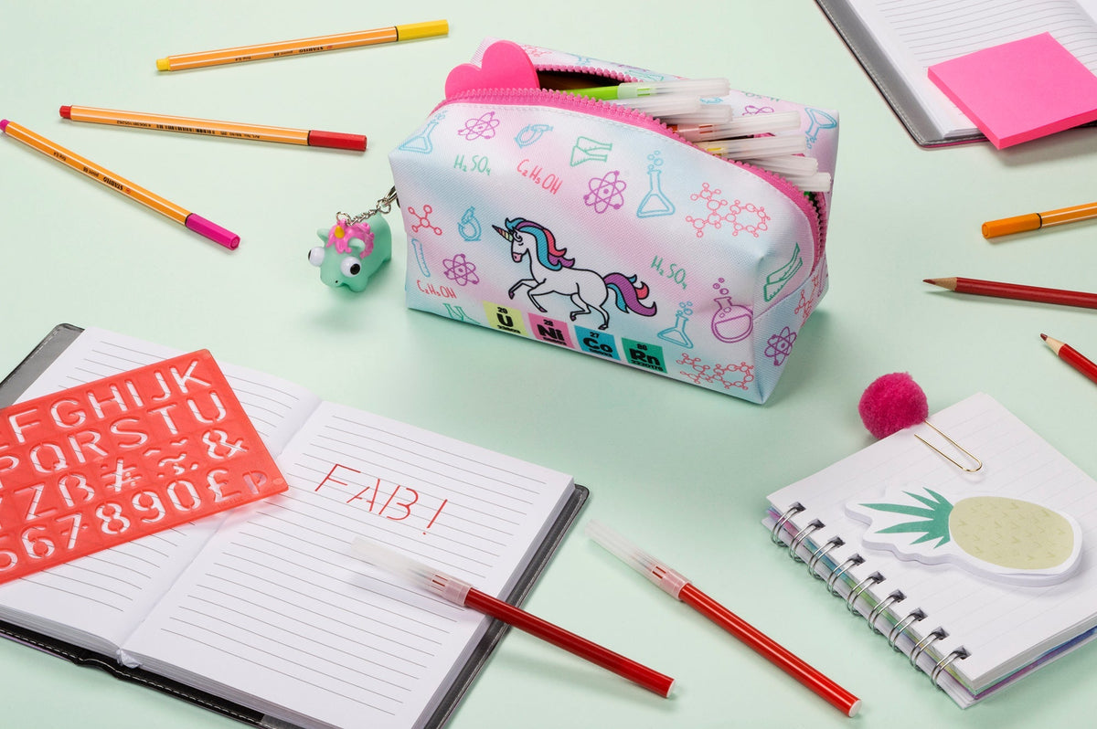 Trousse à crayons / trousse de maquillage Licorne Chemistry
