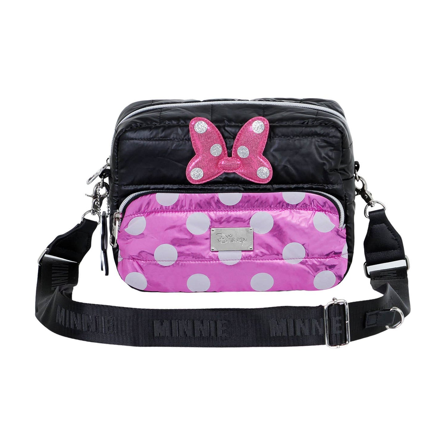 Sac à Bandoulière IBiscuit Padding Disney Minnie Mouse « Air » – Noir
