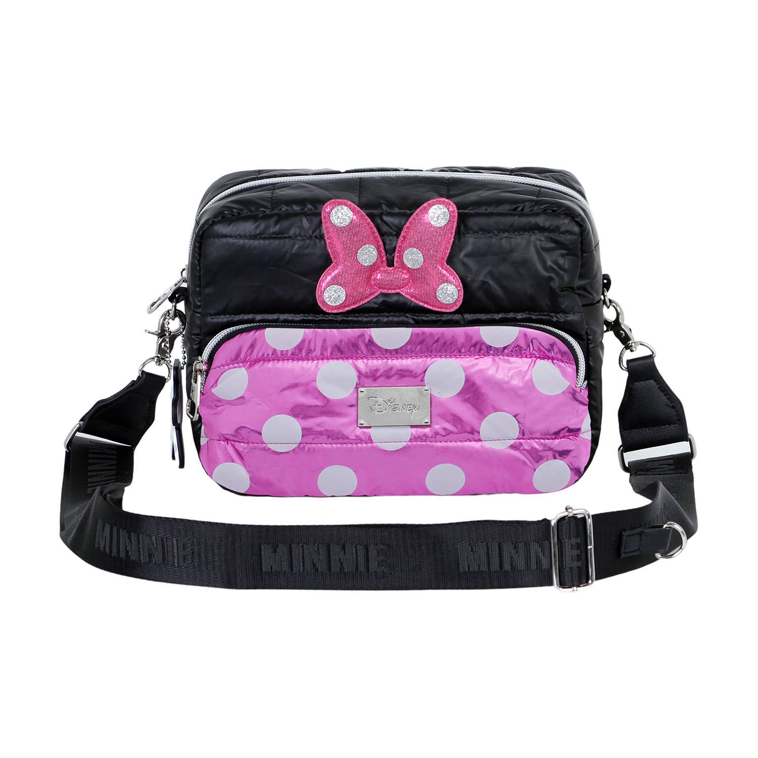 Sac à Bandoulière IBiscuit Padding Disney Minnie Mouse « Air » – Noir