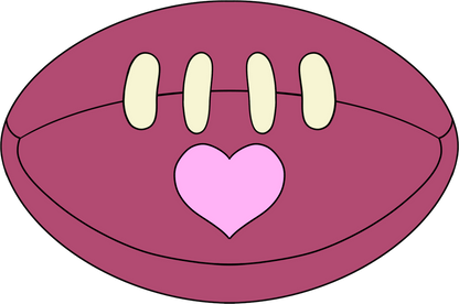 Rugbyball-Kissen Plüsch (23cm)