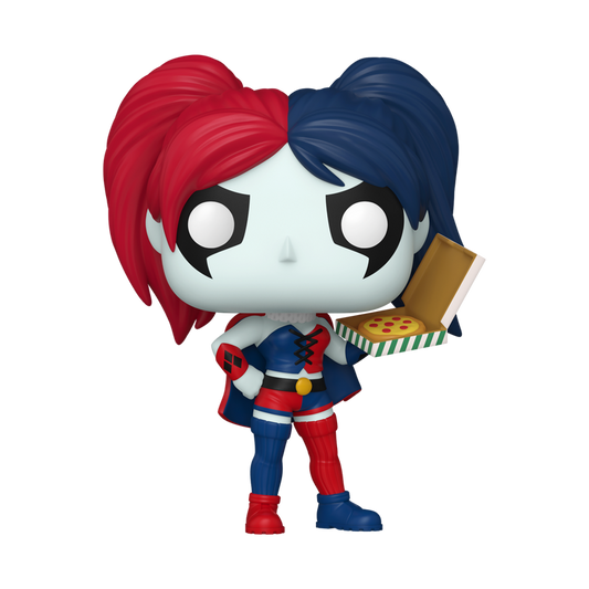 Harley Quinn avec pizza- PRECOMMANDE*