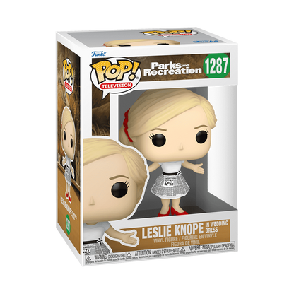 Pop! Leslie Knope im Hochzeitskleid
