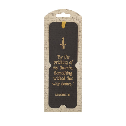 Marque-page papier Shakespeare - Macbeth