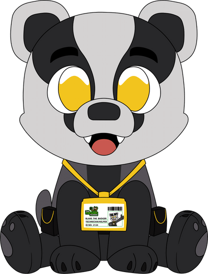 Blake the Badger Plush (9in)
