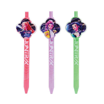 KPop Demon Hunters - pack de 3 stylos - Huntr/x