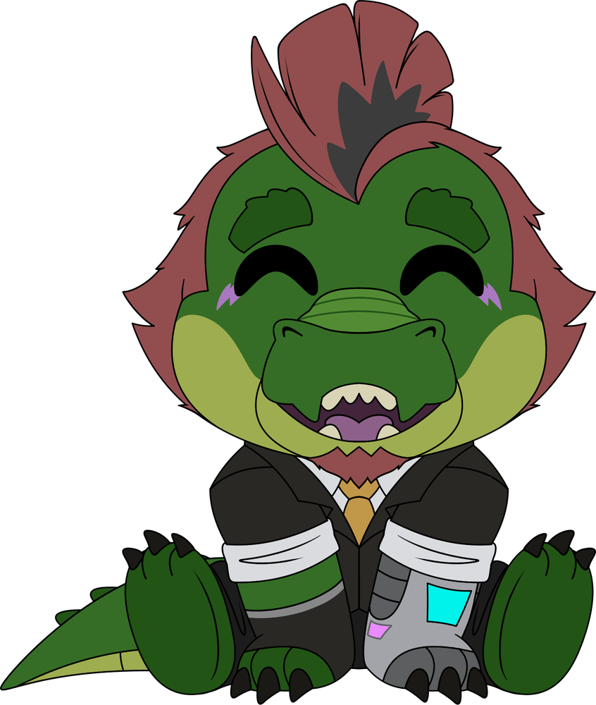 Invader Gator Plush (9in)
