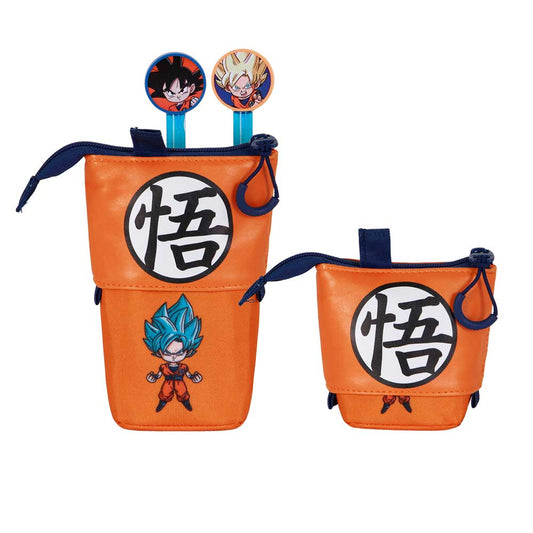 Dragon Ball-Trousse Cute + 2 Stylos Gel Effaçables