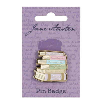 Pin’s Jane Austen - Pile de livres