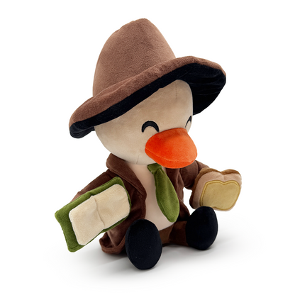 Enten-Detektiv-Plüschtier (23 cm)