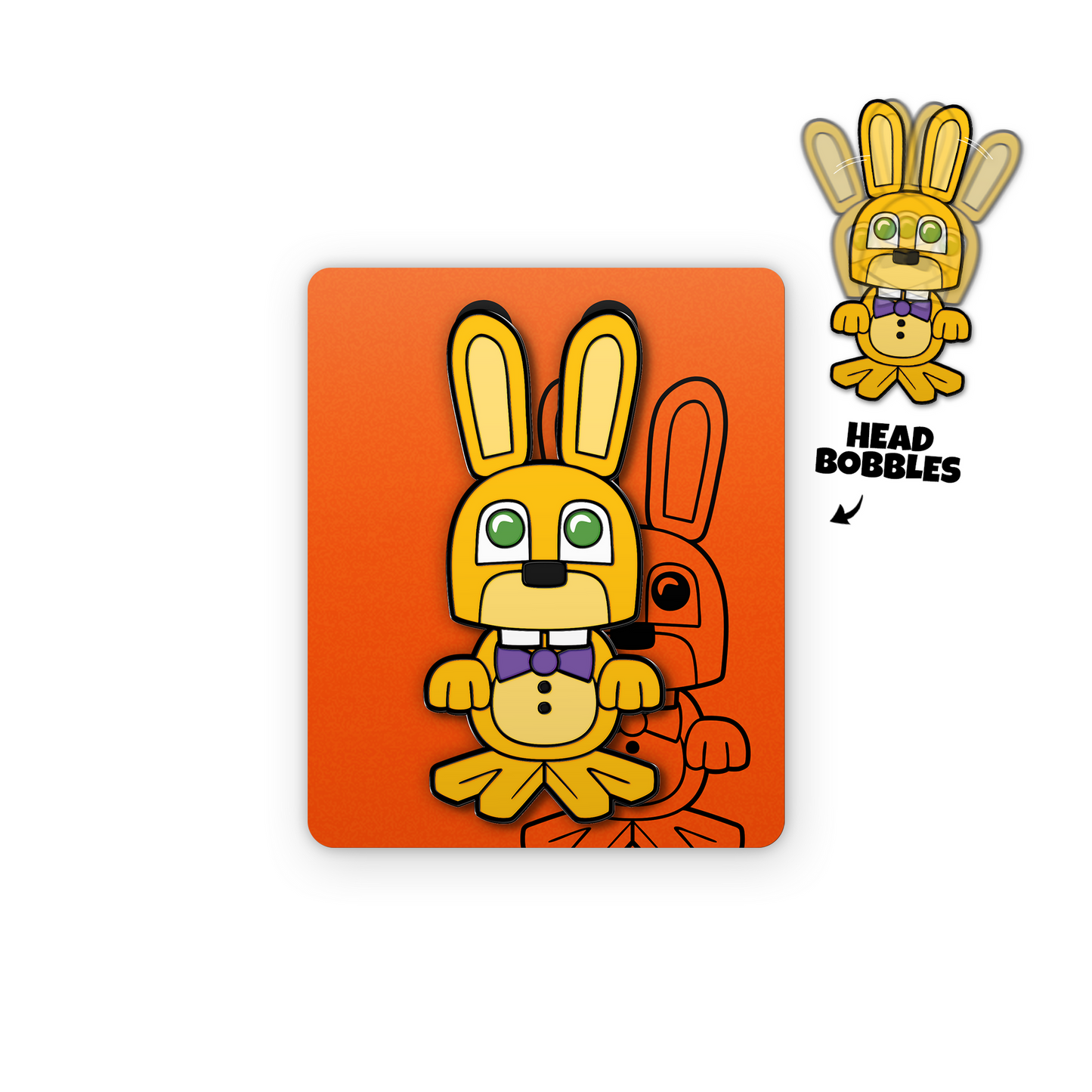 Spring Bonnie Bobble Pin