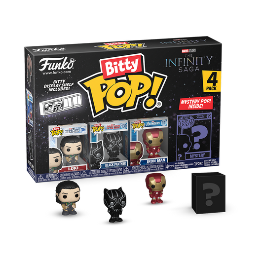 Bitty Pop! Marvel The Infinity Saga 4-Pack Series 4